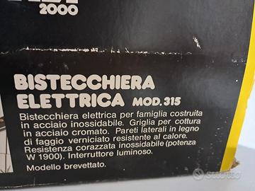 Bistecchiera elettrica Ala 2000 mod.315