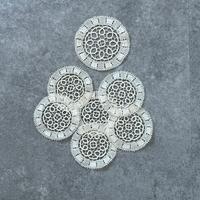 Set centrini di pizzo di Cantù originale