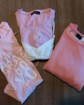 Lotto 3 maglie donna/ragazza – T-shirt,top e felp