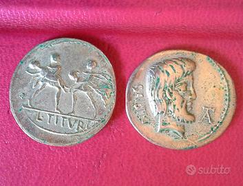 Riproduzione fedele di moneta romana