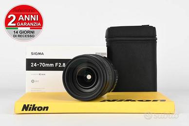 Sigma 24-70mm f 2.8 DG OS HSM Art Nikon USATO GARA