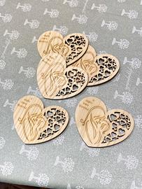 Magneti legno festa della mamma