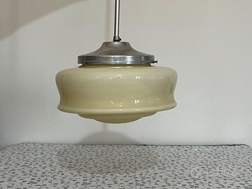 Lampadario a sospensione vintage anni ‘30-‘50