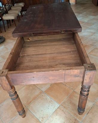 Tavolo a libro antico in Noce (Fine '800)