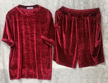 COMPLETO ESTIVO UOMO MIS L, ROSSO CINIGLIA,3 TASCH