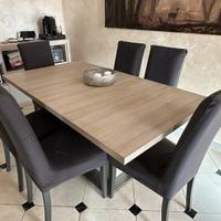 Sala da pranzo piu salotto