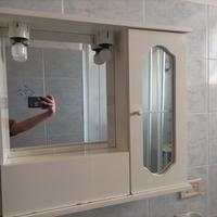 Armadietto bagno con specchio