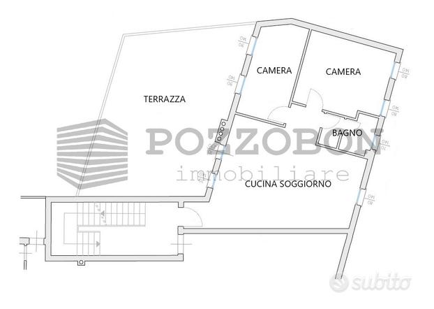 Montebelluna, semicentro - Appartamento due camere