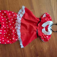 Vestito carnevale bimba Minnie