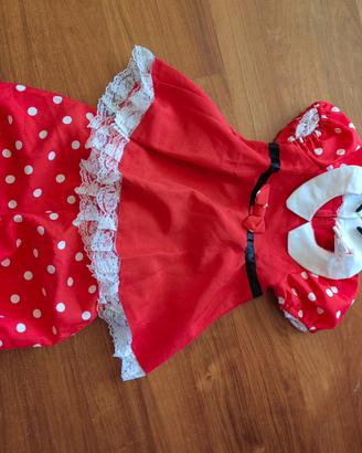 Vestito carnevale bimba Minnie