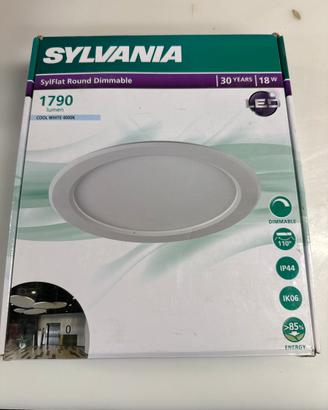 plafoniera led sylvania 18w dimmerabile