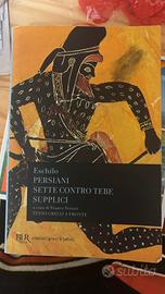 Libro eschilo “sette contro tebe supplici “