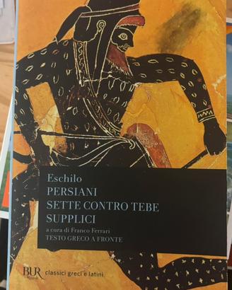 Libro eschilo “sette contro tebe supplici “