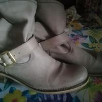 Stivaletto camoscio beige marca A.D.P ITALIA n.40