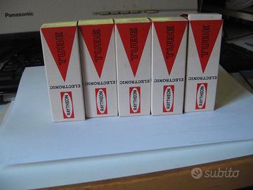 Lotto di 5 valvole 6JZ8A Raytheon