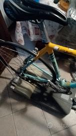 bicicletta bianchi su rullo