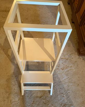 Learning Tower Montessori artigianale in legno