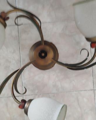 Trittico lampadari vintage