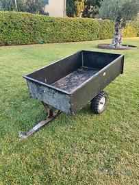 carrello per trattorino ckn ribaltabile pian150x90