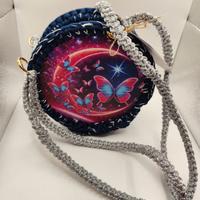 borsa tonda con tracolla