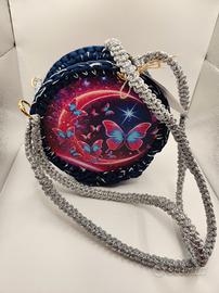 borsa tonda con tracolla