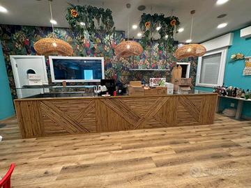 Banco Bar VETRINA lungo 1720