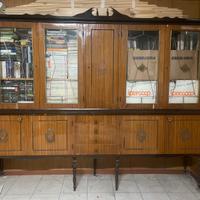 Credenza/vetrina vintage anni ‘50-‘60 in legno