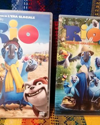 Rio + Rio 2 Film Dvd animazione 