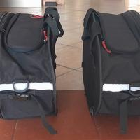 Borse per moto morbide + telaietti sostegno borse