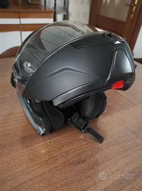 casco modulare nero opaco tg. M/L