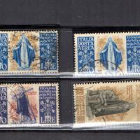 1948 Santa Caterina da Siena 4 valori usati