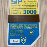 Scheda telrfonica sip