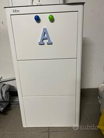 Scarpiera salvaspazio da parete Kibo