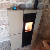 stufa ravelli piatta 9 kw canalizzata