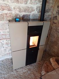 stufa ravelli piatta 9 kw canalizzata