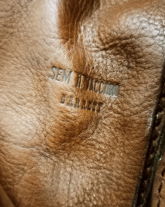 Vintage anni 50 bauletto donna e borsone uomo