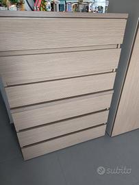 cassettiere in legno
