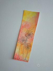 segnalibro dipinto a mano 