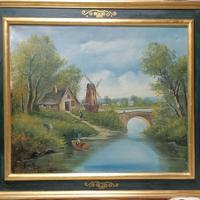 Dipinto ad olio primi 900