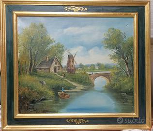 Dipinto ad olio primi 900