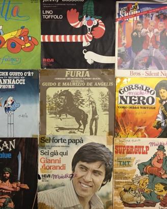 Dischi 45 giri anni '70 - '80 - '90