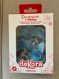 Fiori edibili Orchidee Azzurre Decorazioni Torte