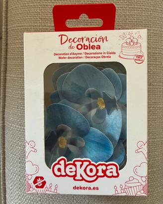 Fiori edibili Orchidee Azzurre Decorazioni Torte