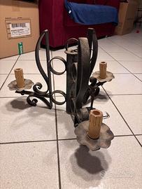 Lampadario in ferro Battuto