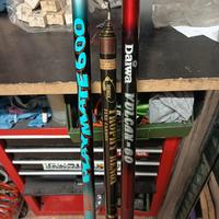 tre canne da pesca bolognesi 