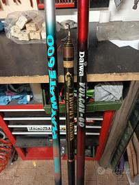 tre canne da pesca bolognesi 