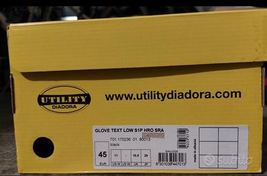 Scarpe Diadora anti infortunistiche TG 45