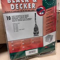 Sacchetti aspirapolvere Black & Decker BD3 – 10 pz