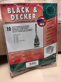 Sacchetti aspirapolvere Black & Decker BD3 – 10 pz