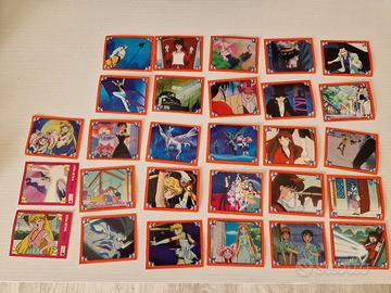 Lotto 28 figurine album Sailor Moon Merlin 1996